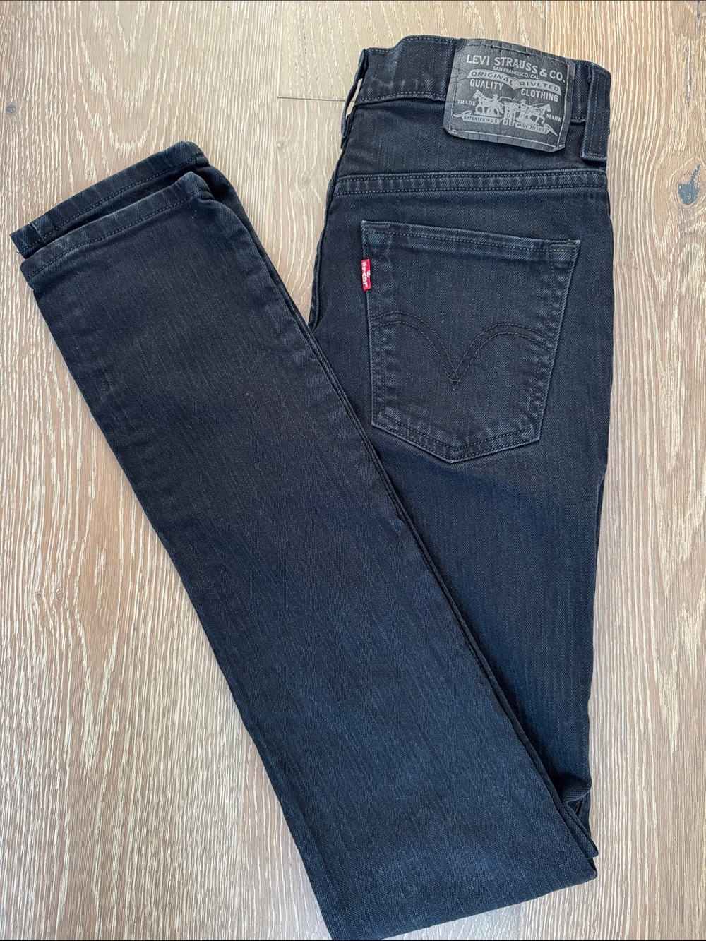 Levi's 510 Black Slim Skinny Jeans